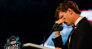 Watch Jesse Love’s emotional title speech from NASCAR Awards